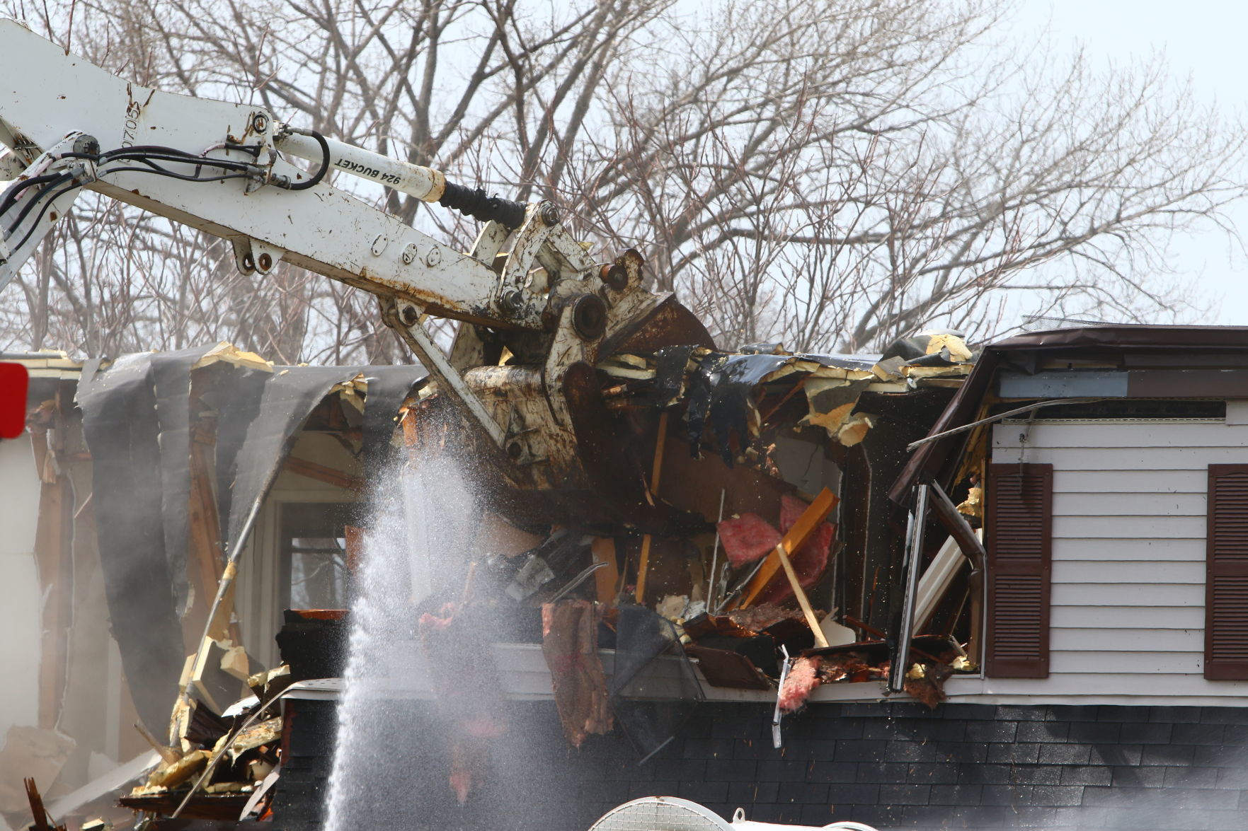 Gallery: Demolition begins on West Calumet Housing Complex